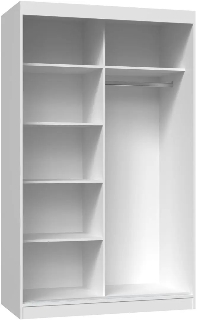 Dulap-cupe TopEshop Iga 120cm 1 Mirror/1 MDF (Anthracite/Artisan Oak) - 5