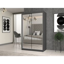 Шкаф-купе TopEshop Iga 120cm 2 Mirror (Anthracite) Thumb