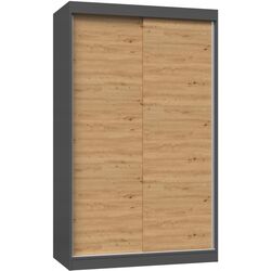 Шкаф-купе TopEshop Iga 120cm (Anthracite/Artisan Oak)
