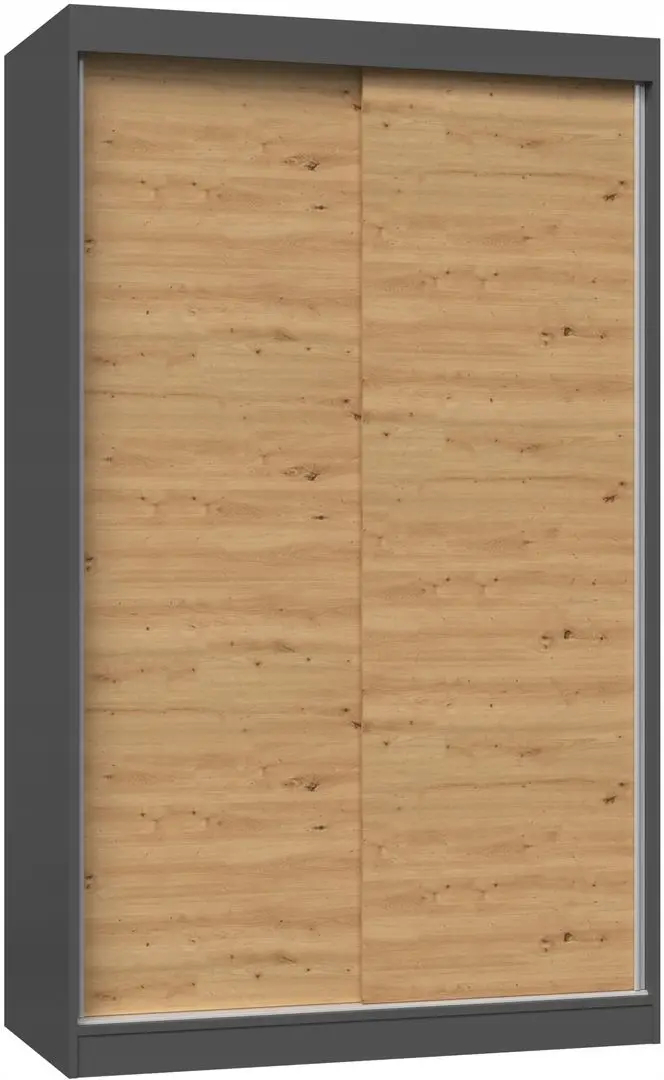 Шкаф-купе TopEshop Iga 120cm (Anthracite/Artisan Oak)