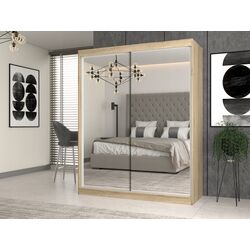 Шкаф-купе TopEshop Iga 160cm 2 Mirror (Sonoma Oak) Thumb