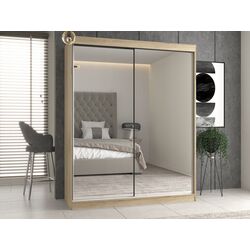 Шкаф-купе TopEshop Iga 160cm 2 Mirror (Sonoma Oak) Thumb