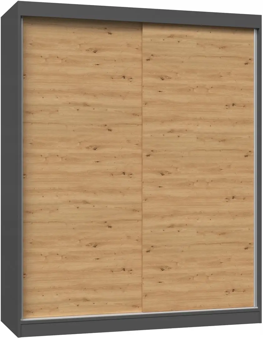 Шкаф-купе TopEshop Iga 160cm (Anthracite/Artisan Oak)