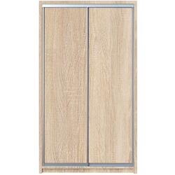 Dulap-cupe Yasen Lyuks 1 150х240х60 (Sonoma Oak/Silver)