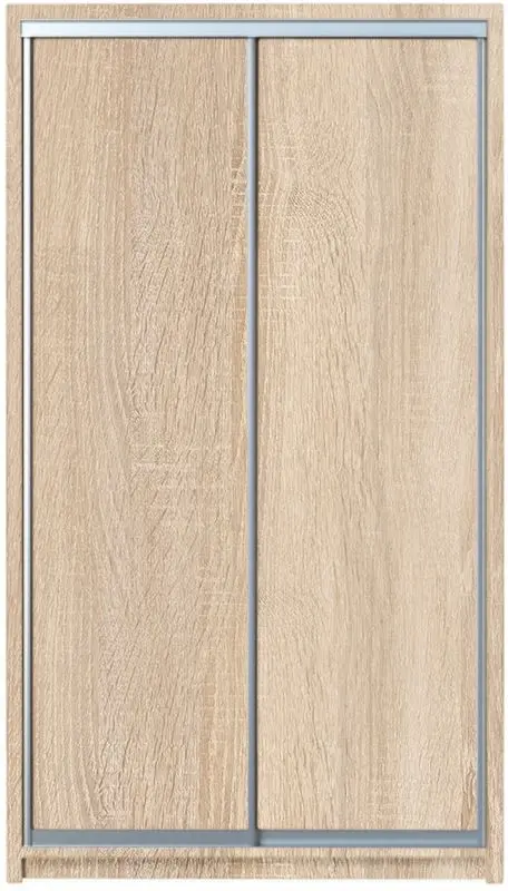 Dulap-cupe Yasen Lyuks 1 150х240х60 (Sonoma Oak/Silver)