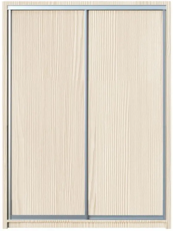 Шкаф-купе Yasen Люкс 1 160х240х60 (Анжелик/Серебро)