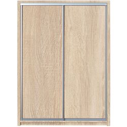 Dulap-cupe Yasen Lyuks 1 160х240х60 (Sonoma Oak/Silver)