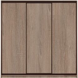 Dulap-cupe Yasen Lyuks 1 180х240х60 (Sonoma Oak Truffle/Wenge)