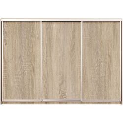 Dulap-cupe Yasen Lyuks 1 240х220х60 (Sonoma Oak/Silver)
