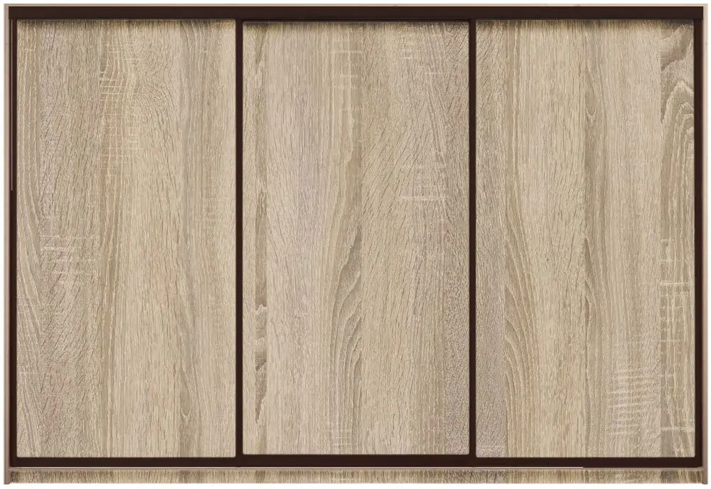 Dulap-cupe Yasen Lyuks 1 240х240х60 (Sonoma Oak/Wenge)