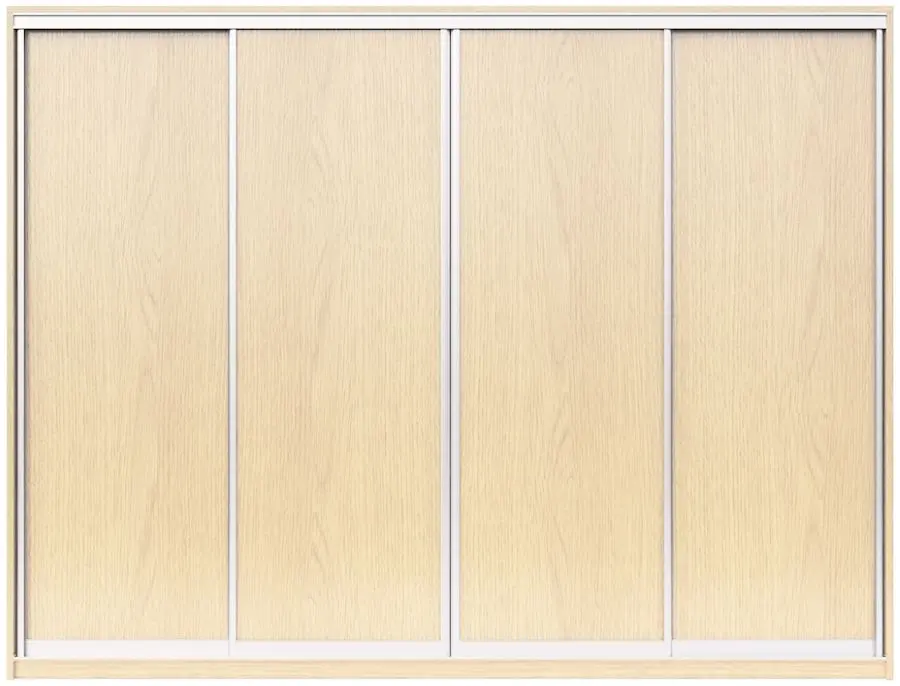 Dulap-cupe Yasen Lyuks 1 240х220х60 Angelique/Silver (4 usi)