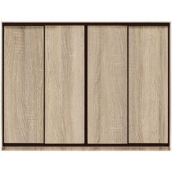 Dulap-cupe Yasen Lyuks 1 240х220х60 Sonoma Oak/Wenge (4 usi)