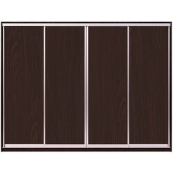 Dulap-cupe Yasen Lyuks 1 240х220х60 Wenge Magic/Silver (4 usi)