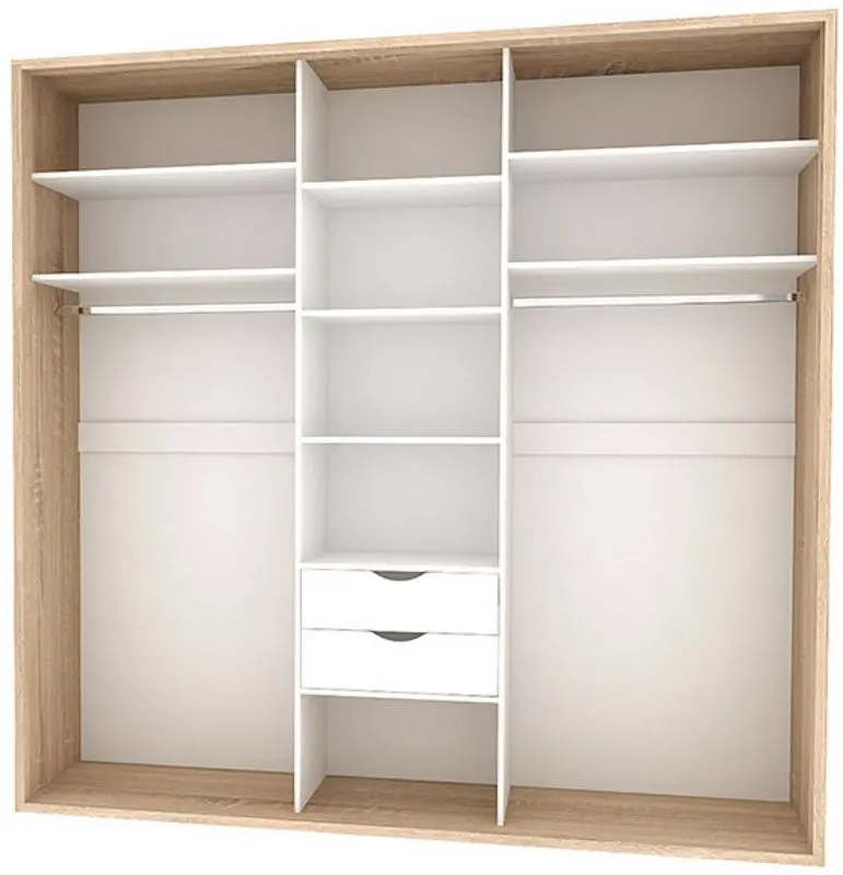 Dulap-cupe Yasen Lyuks 1 240х240х60 Angelique/Wenge (4 usi) - 2