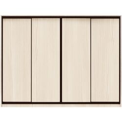 Dulap-cupe Yasen Lyuks 1 240х240х60 Angelique/Wenge (4 usi)