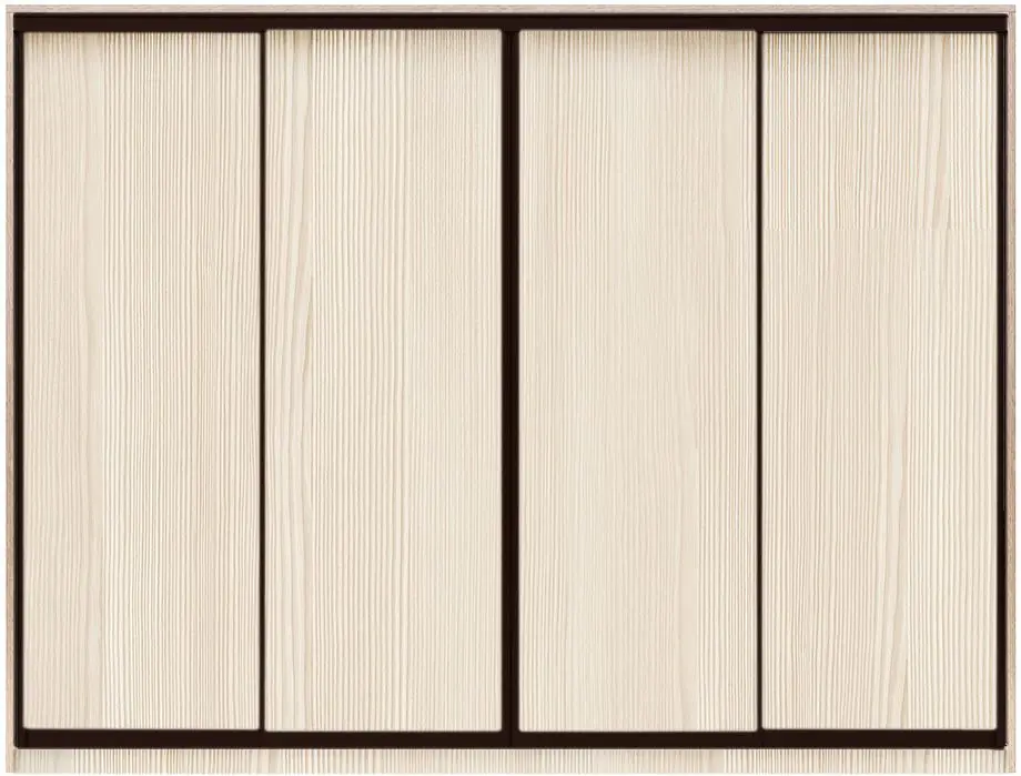 Dulap-cupe Yasen Lyuks 1 240х240х60 Angelique/Wenge (4 usi)