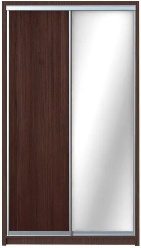 Dulap-cupe Yasen Lyuks 2 120х240х60 (Wenge Magic/Silver)
