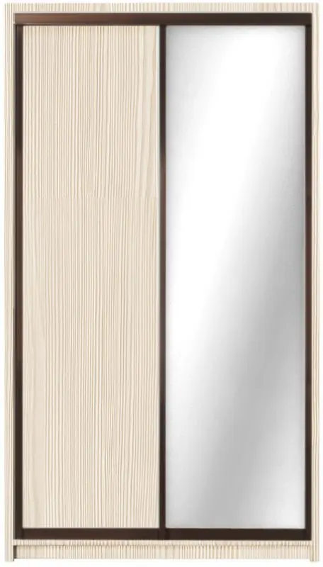 Шкаф-купе Yasen Люкс 2 150х240х60 (Анжелик/Венге)