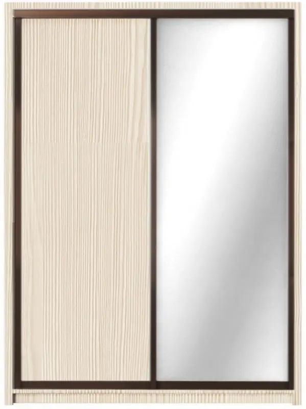 Шкаф-купе Yasen Люкс 2 160х220х60 (Анжелик/Венге)