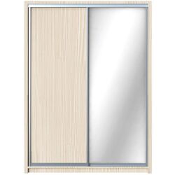 Dulap-cupe Yasen Lyuks 2 160х240х60 (Angelique/Silver)