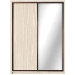 Шкаф-купе Yasen Люкс 2 160х240х60 (Анжелик/Венге)