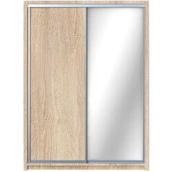 Dulap-cupe Yasen Lyuks 2 160х240х60 (Sonoma Oak/Silver)