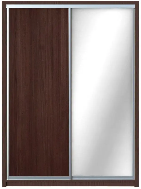 Dulap-cupe Yasen Lyuks 2 160х240х60 (Wenge Magic/Silver)