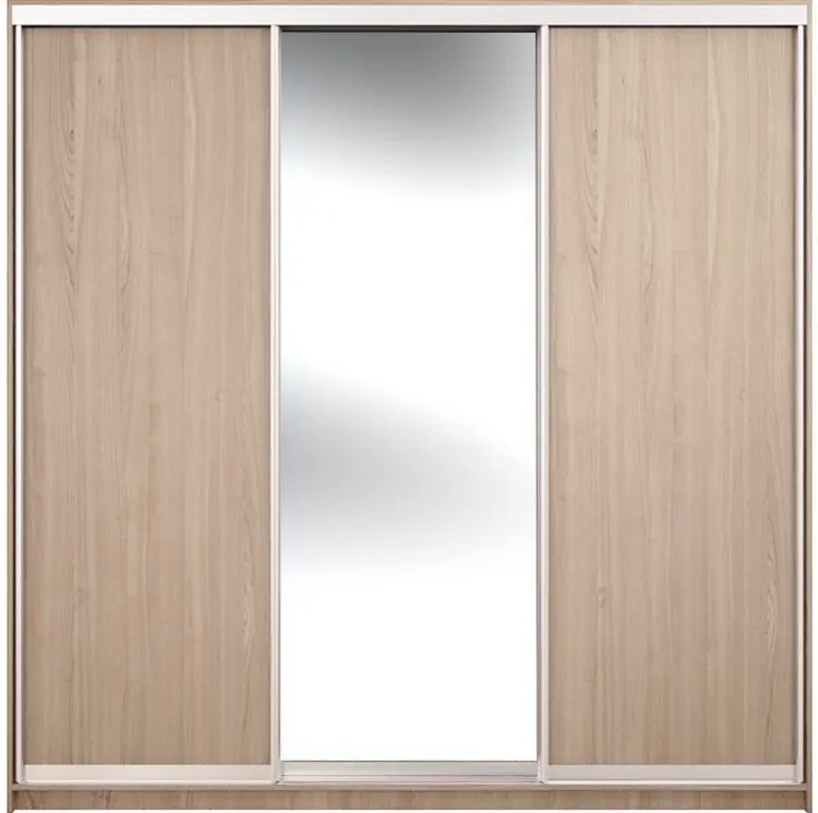 Dulap-cupe Yasen Lyuks 2 180х220х60 (Sonoma Oak/Silver)