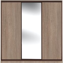 Dulap-cupe Yasen Lyuks 2 180х240х60 (Sonoma Oak Truffle/Wenge)