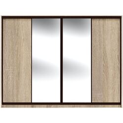 Dulap-cupe Yasen Lyuks 2 240х220х60 Sonoma Oak/Wenge (4 usi)