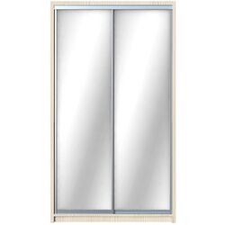 Шкаф-купе Yasen Люкс 3 150х240х60 (Анжелик/Серебро)