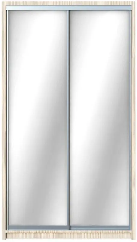 Шкаф-купе Yasen Люкс 3 150х240х60 (Анжелик/Серебро)