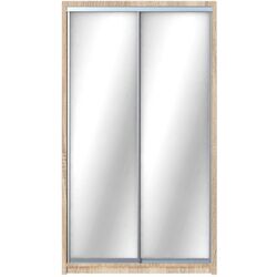 Dulap-cupe Yasen Lyuks 3 150х240х60 (Sonoma Oak/Silver)