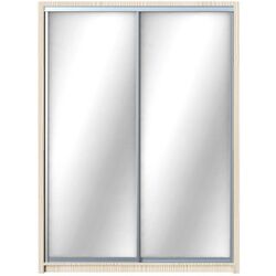 Шкаф-купе Yasen Люкс 3 160х220х60 (Анжелик/Серебро)