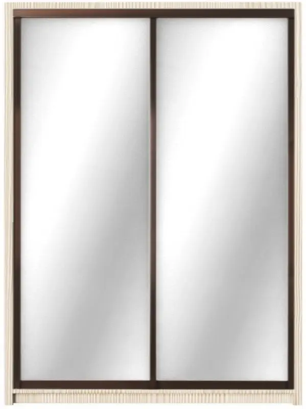 Шкаф-купе Yasen Люкс 3 160х220х60 (Анжелик/Венге)