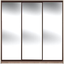 Dulap-cupe Yasen Lyuks 3 180х220х60 (Sonoma Oak/Wenge)