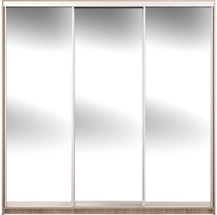 Dulap-cupe Yasen Lyuks 3 180х240х60 (Sonoma Oak Truffle/Silver)