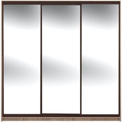 Dulap-cupe Yasen Lyuks 3 180х240х60 (Sonoma Oak Truffle/Wenge)