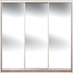 Dulap-cupe Yasen Lyuks 3 220х240х60 (Sonoma Oak/Silver)