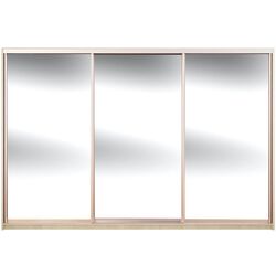 Dulap-cupe Yasen Lyuks 3 240х220х60 (Angelique/Silver)