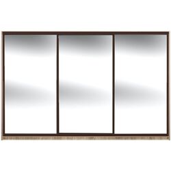 Dulap-cupe Yasen Lyuks 3 240х220х60 (Sonoma Oak/Wenge)