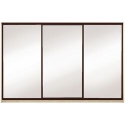 Шкаф-купе Yasen Люкс 3 240х240х60 (Анжелик/Венге)