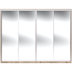 Dulap-cupe Yasen Lyuks 3 240х220х60 Sonoma Oak/Silver (4 usi)