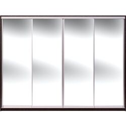 Dulap-cupe Yasen Lyuks 3 240х220х60 Wenge Magic/Silver (4 usi)