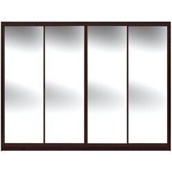 Dulap-cupe Yasen Lyuks 3 240х220х60 Wenge Magic/Wenge (4 usi)