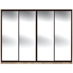 Dulap-cupe Yasen Lyuks 3 240х240х60 Sonoma Oak/Wenge (4 usi)
