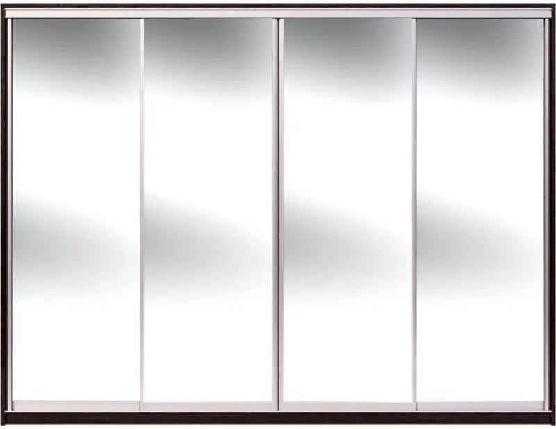 Dulap-cupe Yasen Lyuks 3 240х240х60 Wenge Magic/Silver (4 usi)