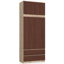 Антресоль Akord S90 2D2SZ (Sonoma Oak/Wenge) Thumb