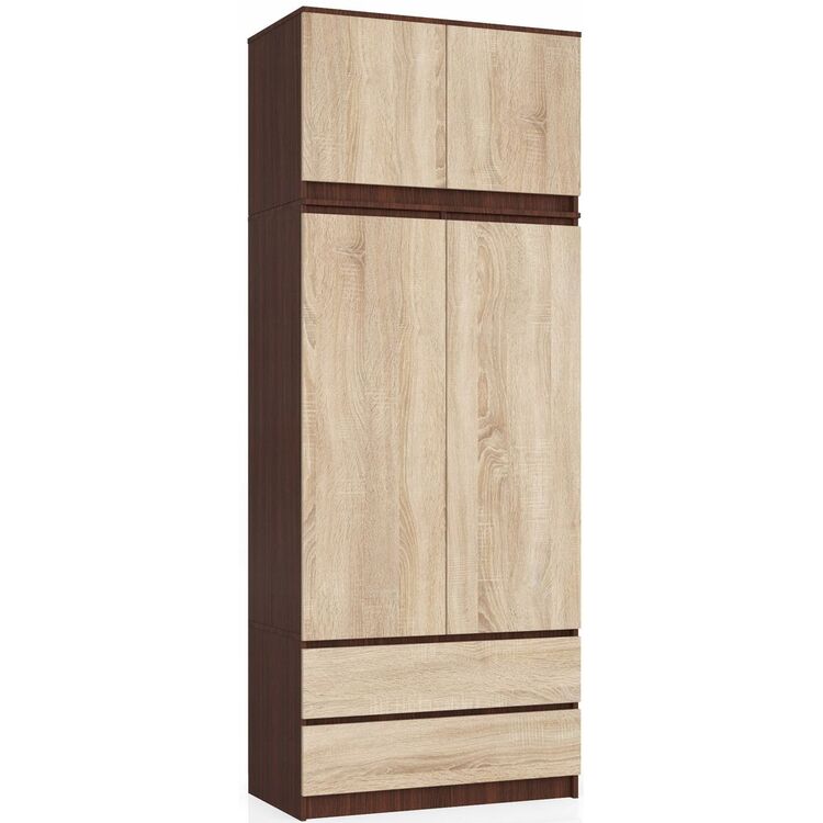 Антресоль Akord S90 2D2SZ (Wenge/Sonoma Oak)
