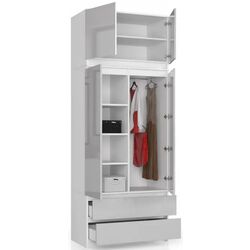 Антресоль Akord S90 2D2SZ (White/Metallic Gloss) Thumb